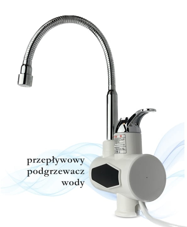Przepływowy podgrzewacz wody z LCD
