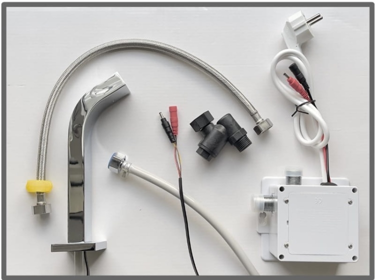 CARRE Bateria Podtynkowa Umywalkowa Bezdotykowa Sensor Fotokomórka