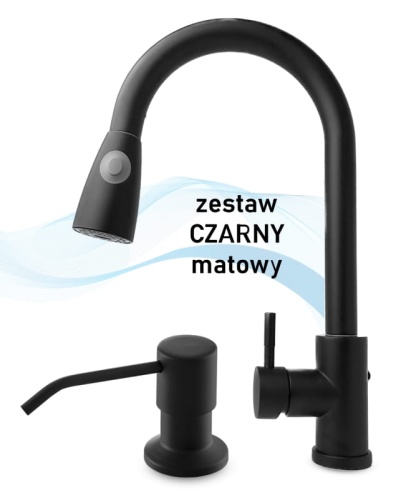 GRACO BLACK + dozownik czarny