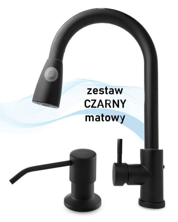 GRACO BLACK + dozownik czarny