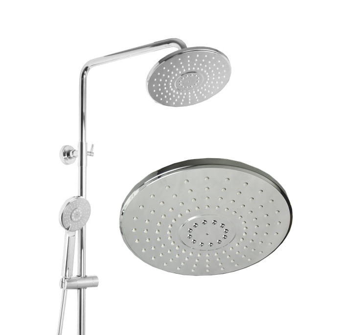 UNO zestaw chrom natryskowy prysznicowy z deszczownicą