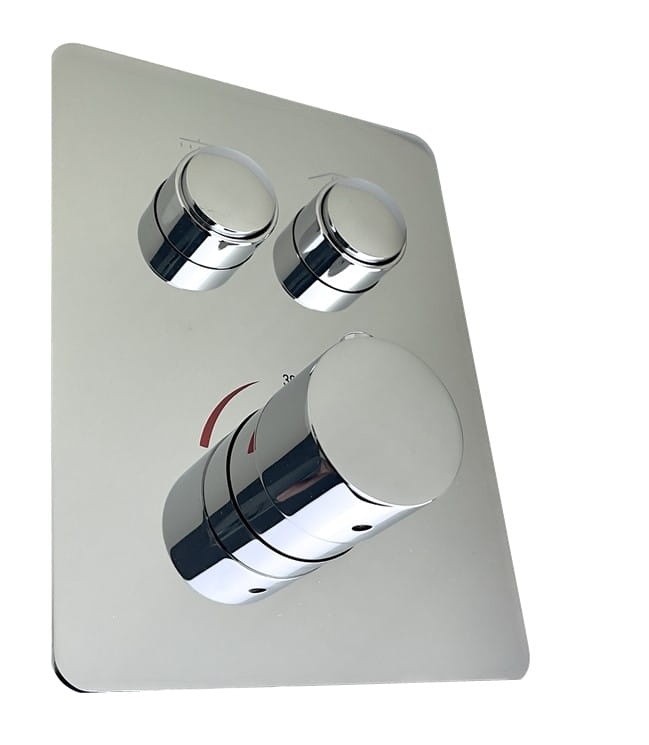 Termostatyczna dwudrożna bateria podtynkowa EXEO 2 chrom