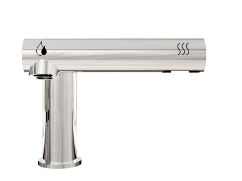 Bateria umywalkowa bezdotykowa Power 2w1 suszarka chrom