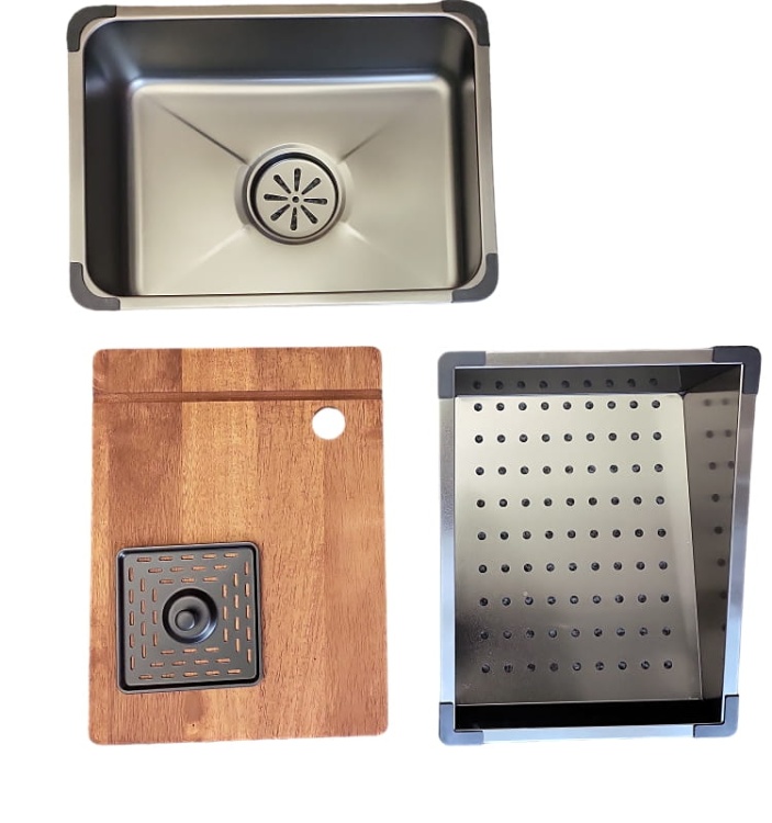 Komplet stylowy i praktyczny zlewozmywak MODO 7545BMN