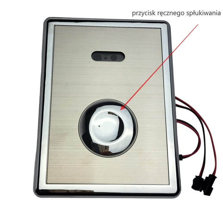 System spłukiwania WC z fotokomórką i sensorem