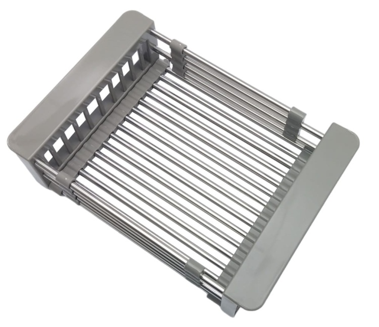 szary koszyk do zlewozmywaka