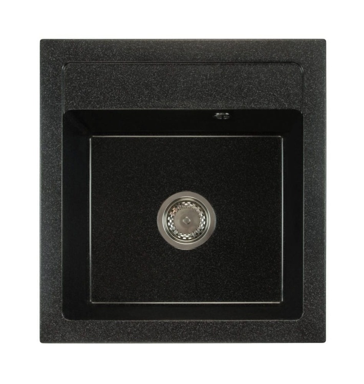 Zlewozmywak granitowy BIG DON Czarny nakrapiany