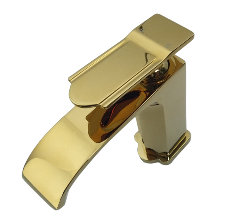 Stylowa złota bateria umywalkowa ROMA STELLMAN