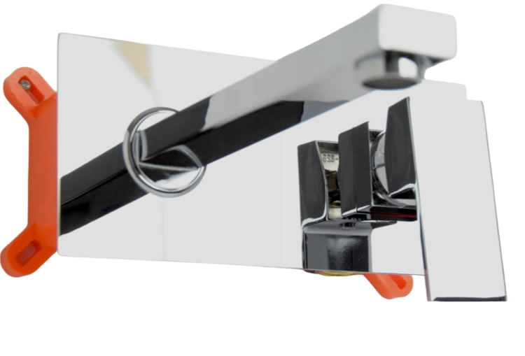 Bateria umywalkowa podtynkowa QATRO chrom