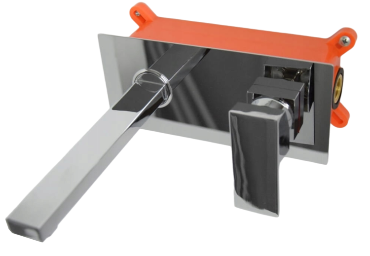 Bateria umywalkowa podtynkowa QATRO chrom