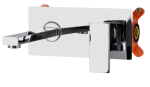 Bateria umywalkowa podtynkowa QATRO chrom 