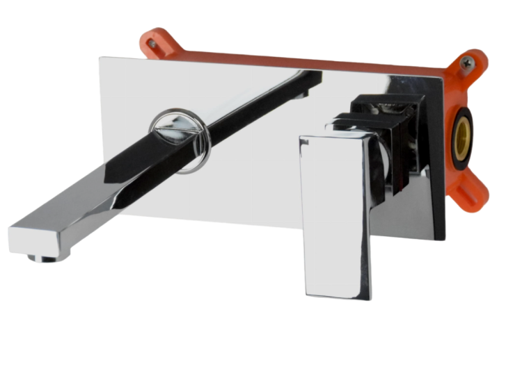 Bateria umywalkowa podtynkowa QATRO chrom