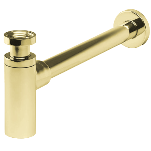 syfon umywalkowy złoty mosięzny