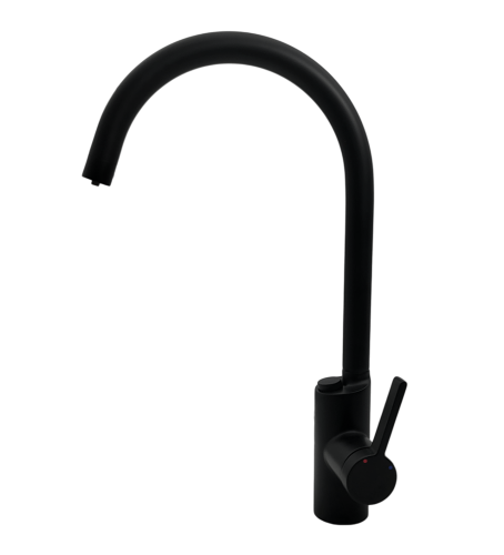 Czarna bateria kuchenna SHUI pod filtr wody