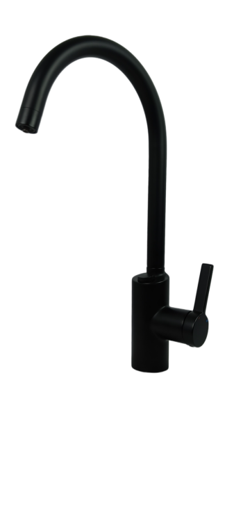 Stylowa czarna bateria SHUI do kuchni z funkcją filtrowania wody