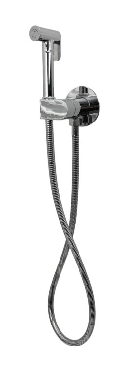 Chromowana bateria bidetowa SOLE