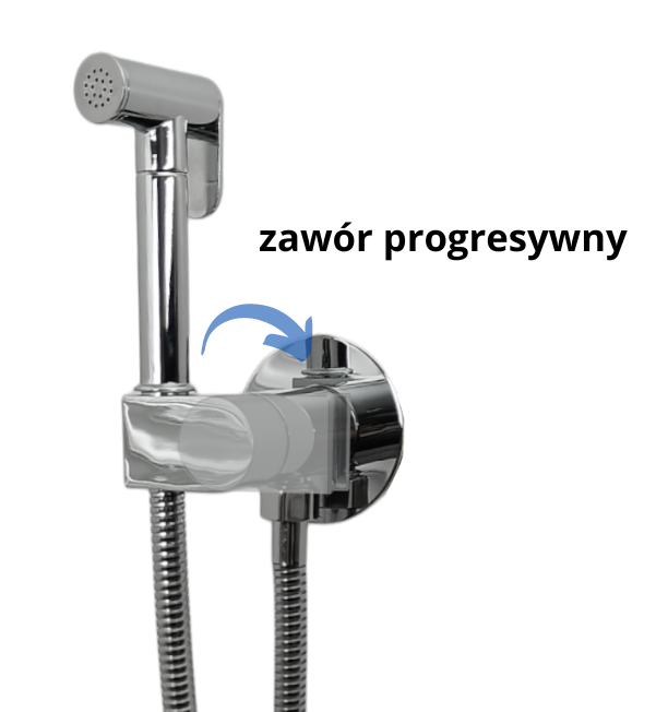 zawór progresywny podtynkowa bateria bidetowa SOLE chrom