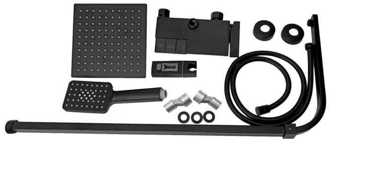 piano natrysk komplet piano czarny od stellman