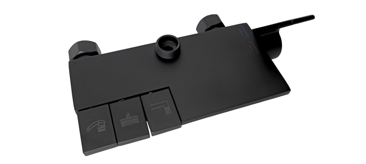 Zestaw prysznicowy PIANO w czerni