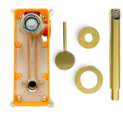 Podtynkowa bateria złota uno II