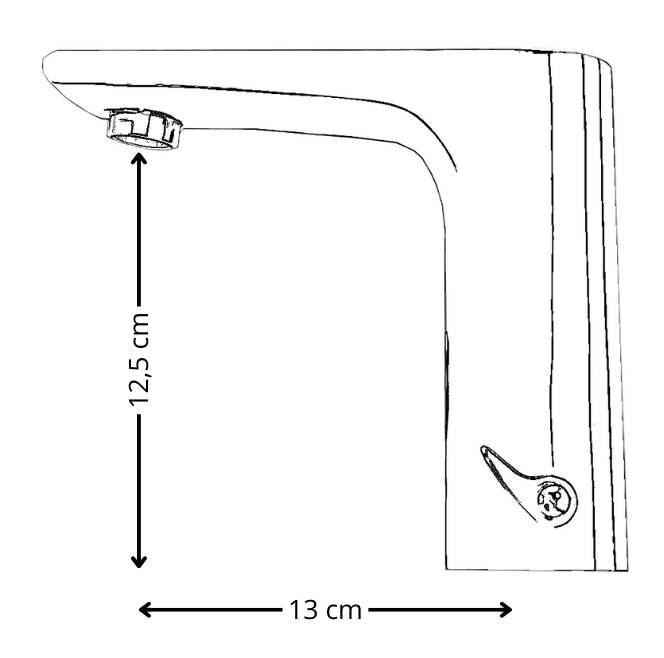 Rysunek baterii bezdotykowej 7061 STELLMAN