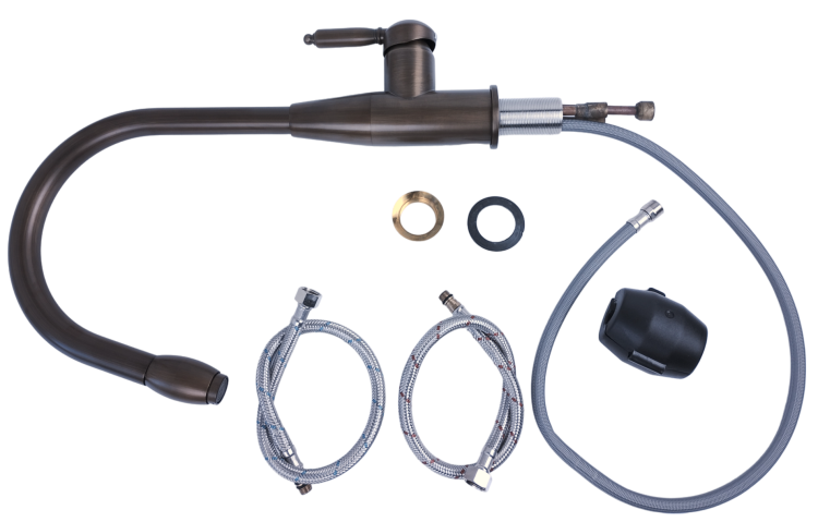 Komplet baterii kuchennej brązowej LIZ STELLMAN