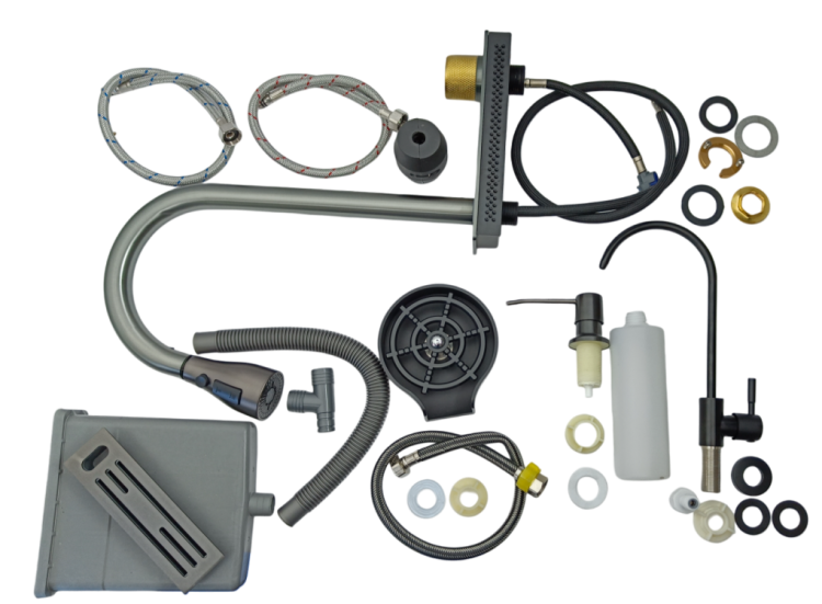 Zestaw zlewozmywak stalowy MODO 7545 F