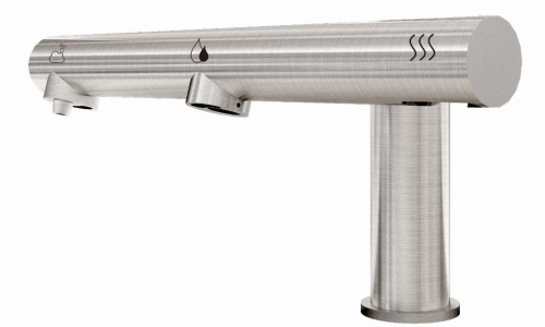 Bateria bezdotykowa umywalkowa Power 3w1 dozownik suszarka inox