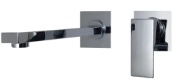 Bateria umywalkowa QATRO CHROM podtynkowa 