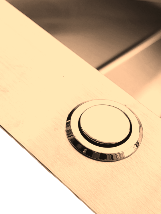 Syfon przyścienny automatyczny złoty