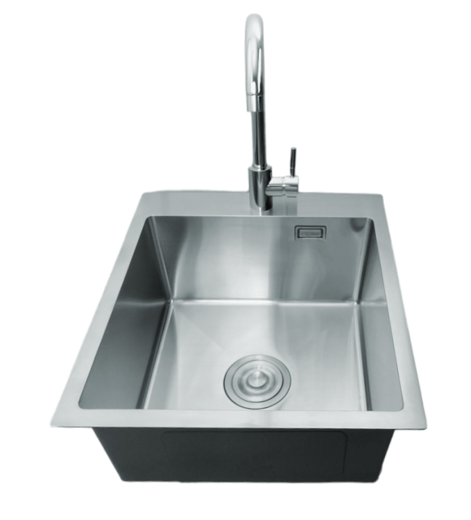 9 Zlewozmywak stalowy STELLMAN 4550 Inox