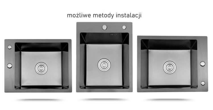 14Zlewozmywak stalowy STELLMAN 4550 CZARNY z baterią Flexi Black Pure i koszykiem.jpg