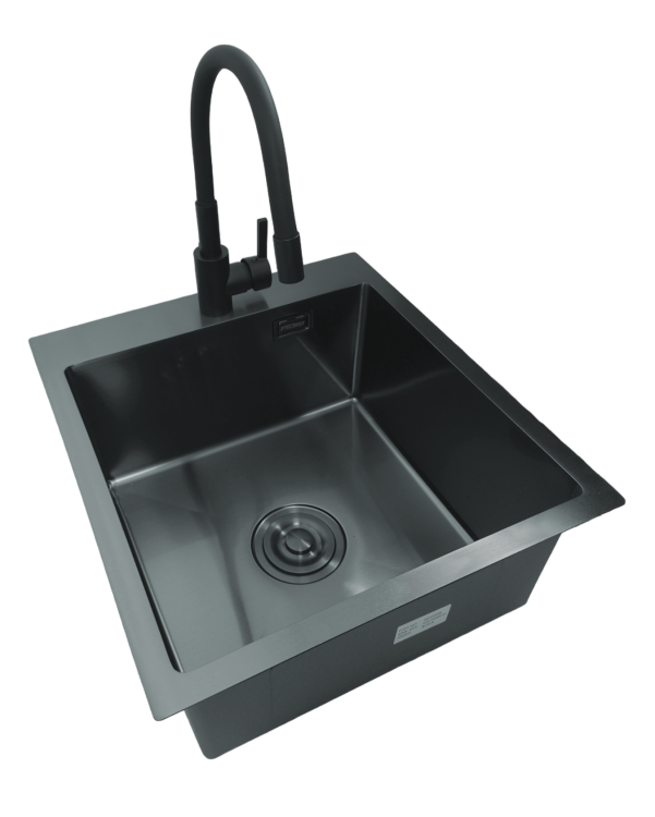 3Zlewozmywak stalowy STELLMAN 4550 CZARNY z baterią Flexi Black Pure i koszykiem.png