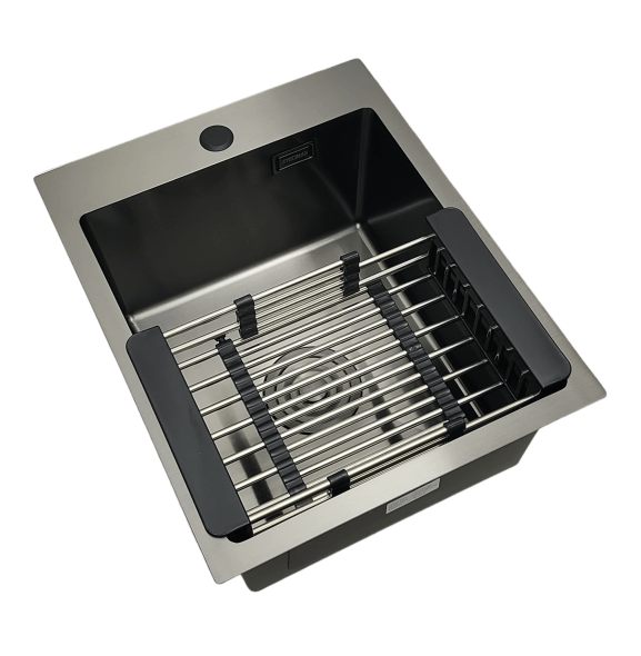 Zlewozmywak stalowy STELLMAN 4050 czarny