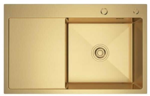 Zlewozmywak stalowy STEEL 7849R ZŁOTY