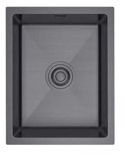 Zlewozmywak stalowy STEEL 4050p podwieszany CZARNY