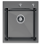 2 Zlewozmywak stalowy STEEL 4045 Czarny