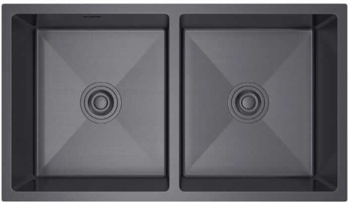 Zlewozmywak stalowy podwieszany Steel 8045p CZARNY