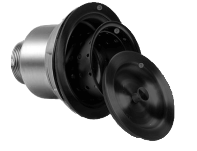 Czarny zlewozmywak podwieszany Steel 8045p, nowoczesny i stylowy design