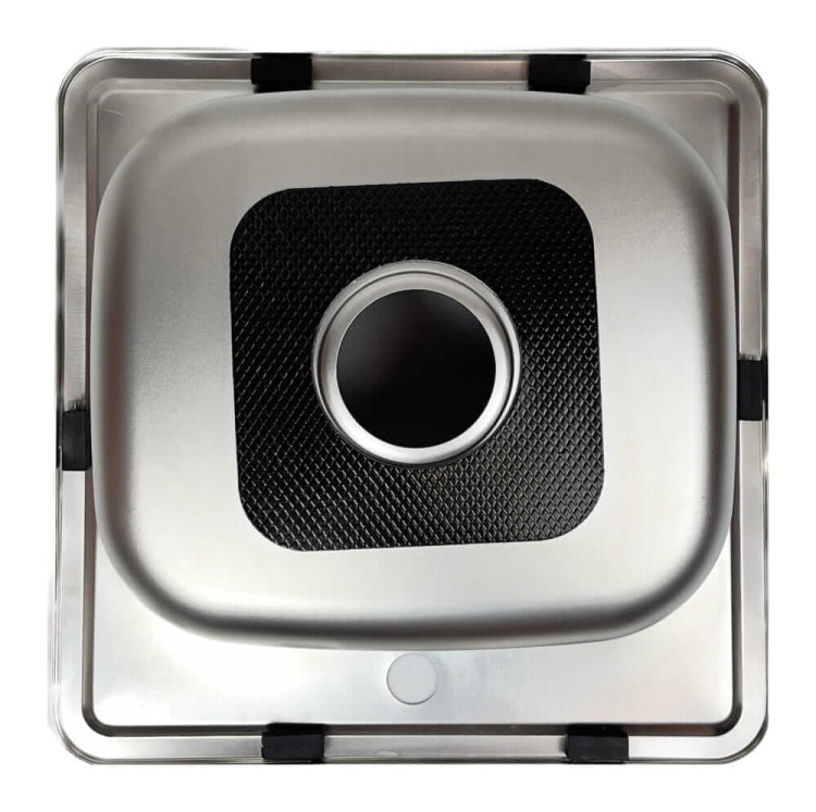 Zlewozmywak stalowy 4848 S8/180 SATYNA