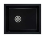 Zlewozmywak granitowy podwieszany FELIX czarny mat