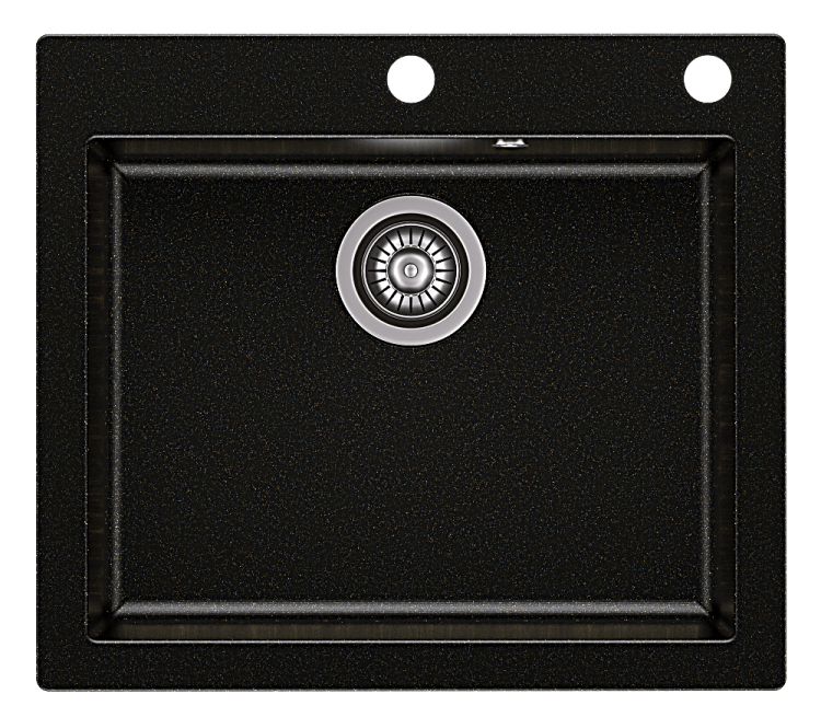 1Zlewozmywak granitowy MOJITO 60 Czarno złoty.png