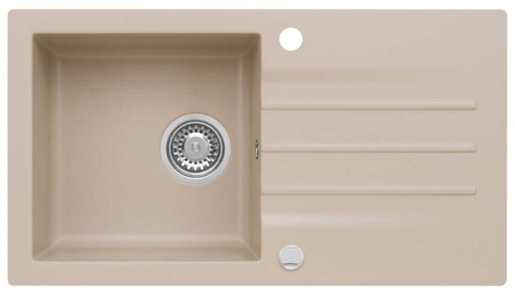Zlewozmywak granitowy MOJITO 40 jasny beż