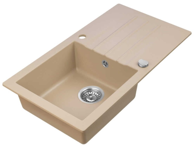 Zlewozmywak granitowy MOJITO 40 jasny beż