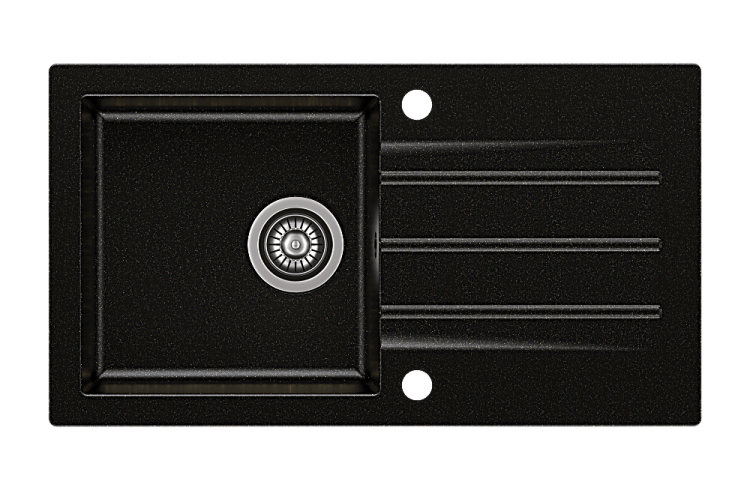1Zlewozmywak granitowy MOJITO 40 Czarno złoty.png