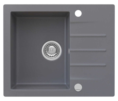 Zlewozmywak Granitowy MOJITO 20 szary metalik