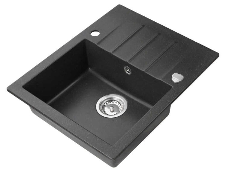Zlewozmywak Granitowy MOJITO 20 czarny nakrapiany