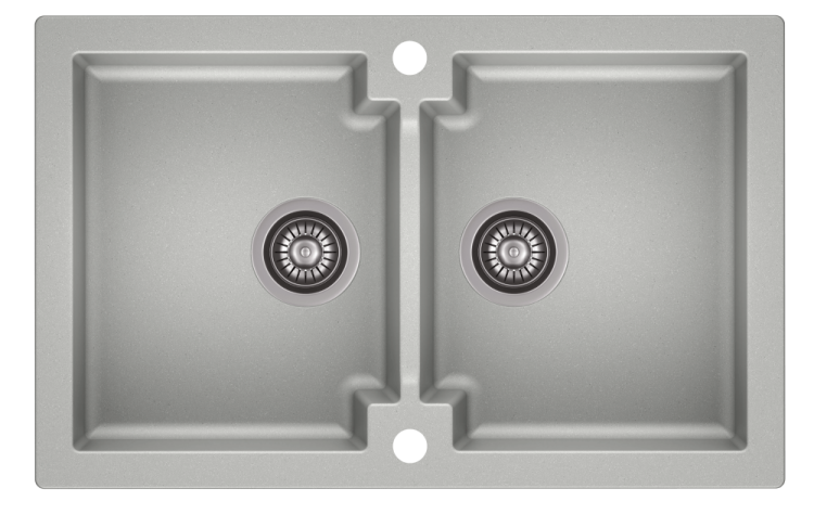 Zlewozmywak granitowy MOJITO 160 szary