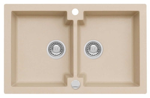 Zlewozmywak granitowy MOJITO 160 beżowy