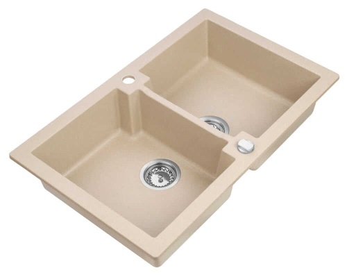 Zlewozmywak granitowy MOJITO 160 beżowy